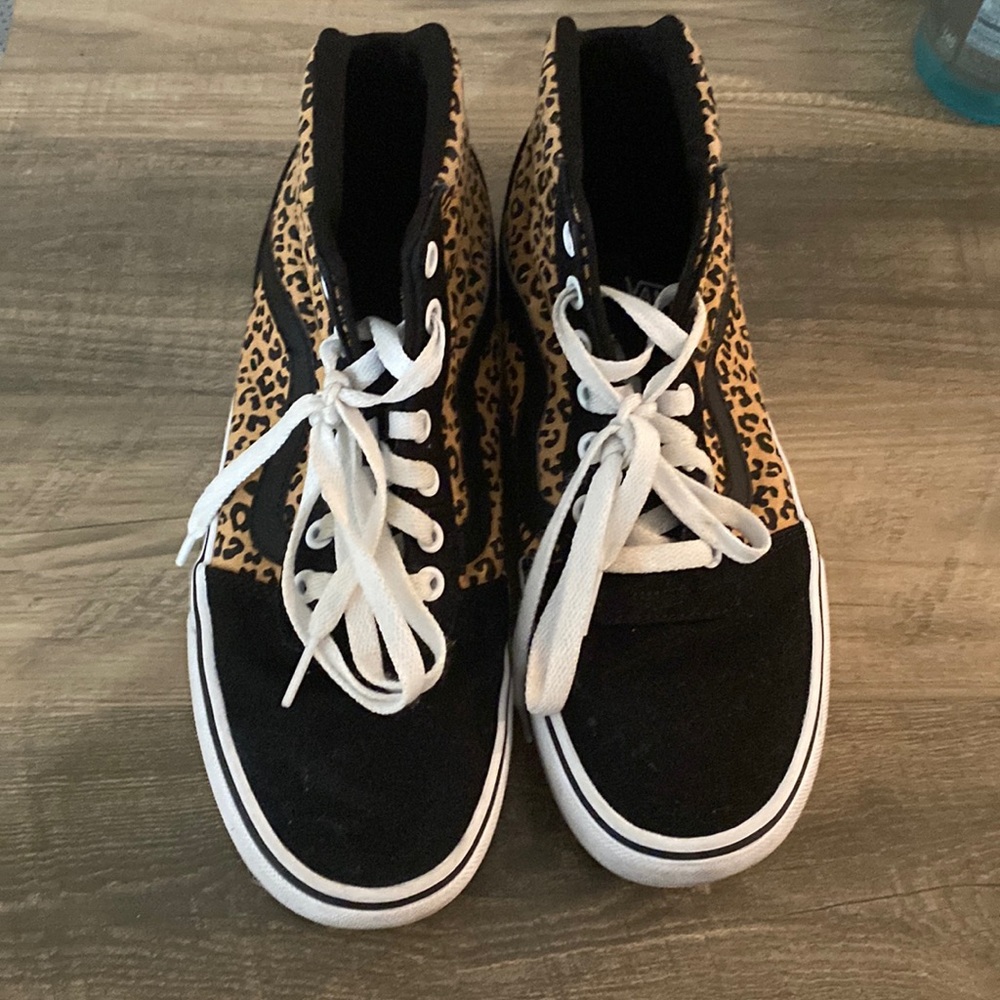 Cheetah print vans